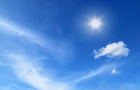 Cloud scape with blue sky background Stock Photos