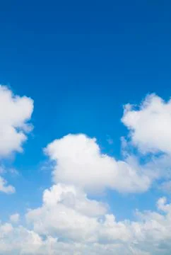 Cloud scape with blue sky background Stock Photos