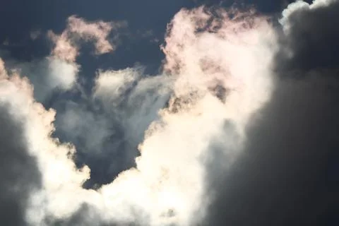 Cloud Scape  Cloud from Tropical Sky. Stock Photos