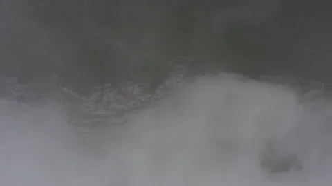 Cloud scape in mountain range of Schaefler Stock Footage 137919057