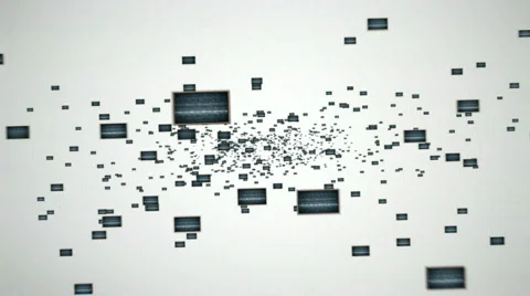 Cloud of Screens Stock Footage 828358
