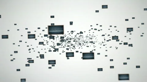 Cloud of Screens Stock Footage 828403