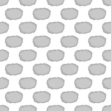 Cloud seamless pattern Stock Illustration