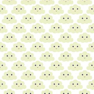 Cloud seamless pattern Stock Illustration