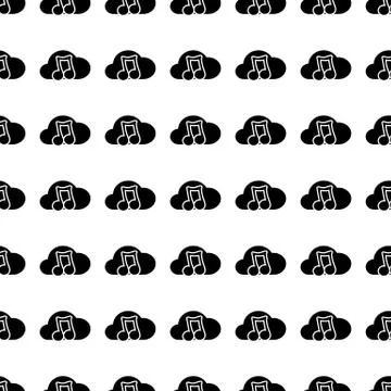 Cloud seamless pattern. Vector 스톡 일러스트