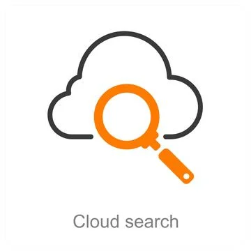 Cloud search 스톡 일러스트