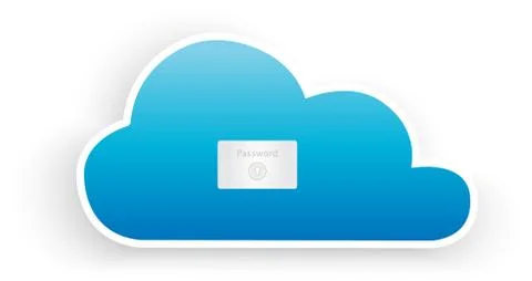 Cloud Security 스톡 일러스트