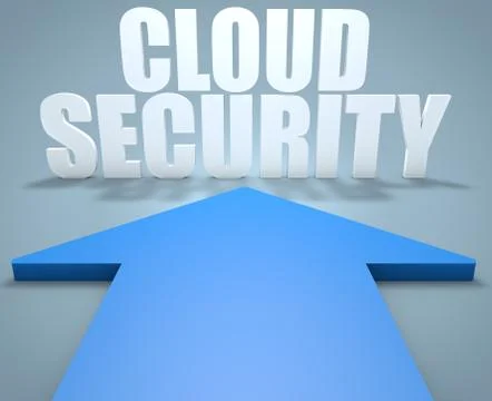 Cloud Security Stock Illustration