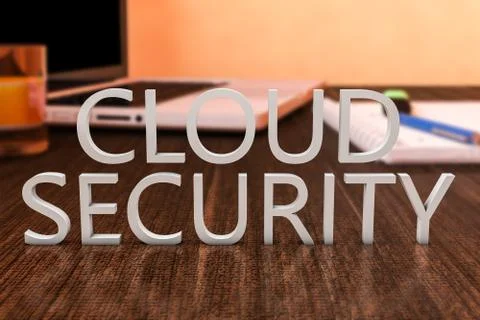 Cloud Security Stock Illustration
