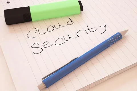 Cloud Security Stock Illustration