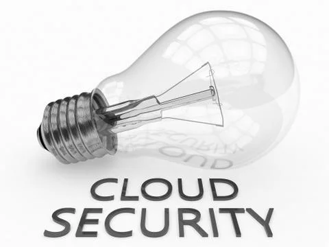 Cloud Security Stock Illustration