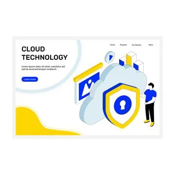 Cloud Security Stock Illustration