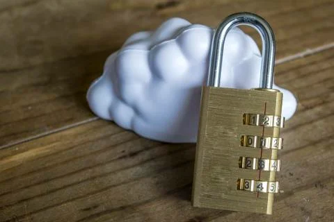 Cloud Security Still Life Stock Photos