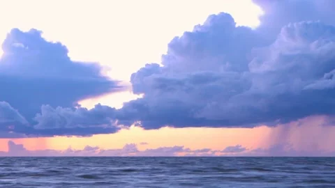 Cloud see timelapse Stock Footage 138654359