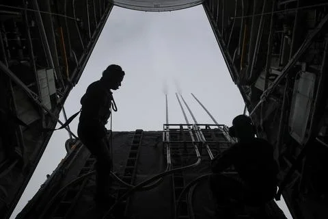 Cloud seeding operation to ease haze in Malaysia, Subang - 19 Sep 2019 Stock Photos