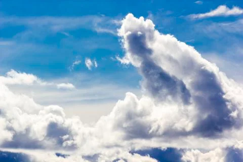 A cloud that seems like a monster Stock Photos
