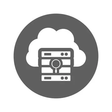 Cloud, seo, storage icon. Illustrazione stock