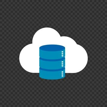 Cloud Server. Cloud and server icon. Vector. 스톡 일러스트