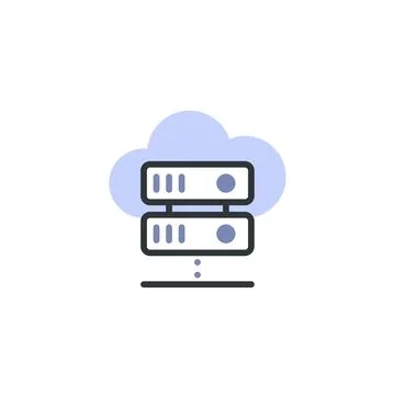 Cloud Server Database: Secure Data Management for Your Business Needs Illustrazione stock