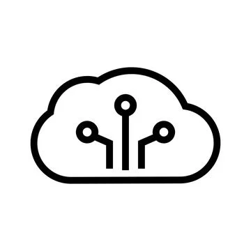 Cloud server icon. Connection to the cloud. Vector. イラスト素材