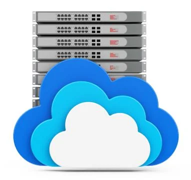 The cloud server Stock Illustration