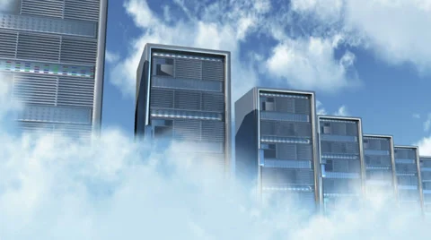 Cloud Servers 3 Stock Footage 35414110