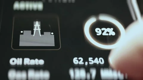Cloud Servers Efficiency Control Interface Stock Footage 340171470