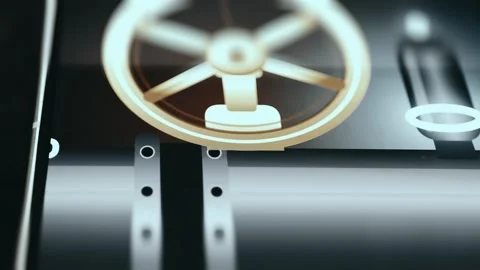 Cloud Servers Interactive Metrics Interface Stock Footage 340154251