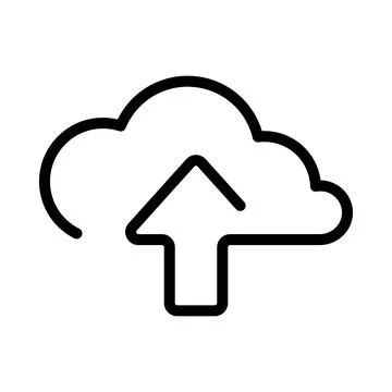 Cloud service icon. Cloud Computing, Stock Illustration