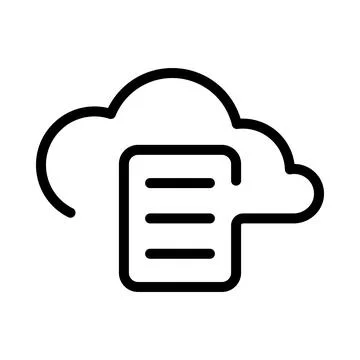 Cloud service icon. Cloud Computing, 스톡 일러스트