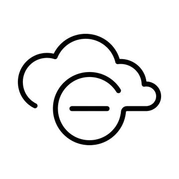 Cloud service icon. Cloud Computing, Stock Illustration