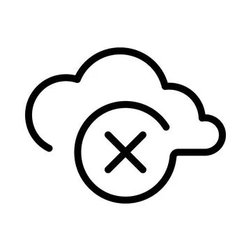 Cloud service icon. Cloud Computing, Illustrazione stock