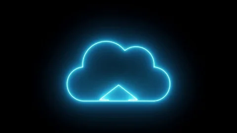 Cloud service icon Видео 70400632