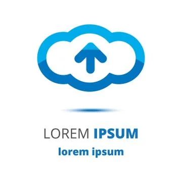 Cloud service icon Stock Illustration