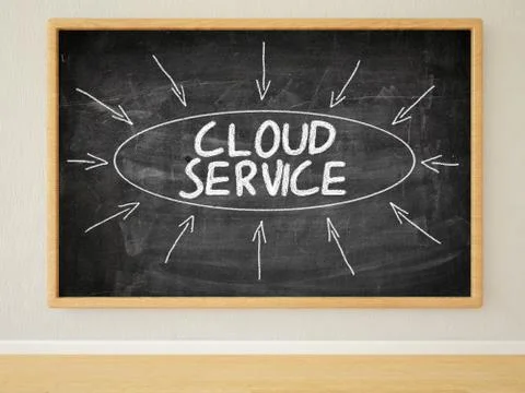 Cloud Service Stock Illustration