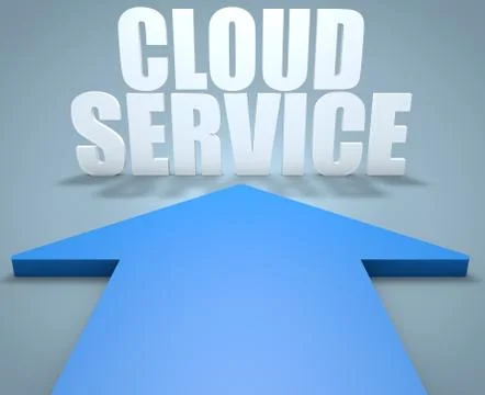 Cloud Service Illustrazione stock