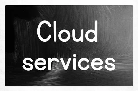 Cloud services concept Stock Photos