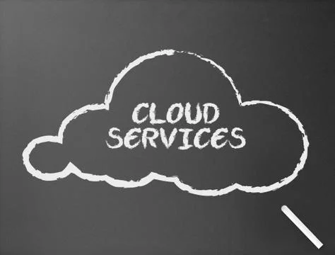 Cloud services Stock Illustration