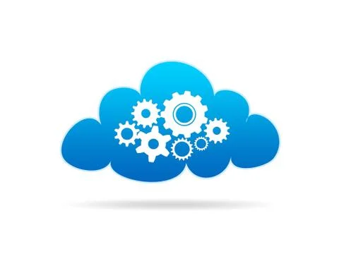 Cloud services Stock Illustration