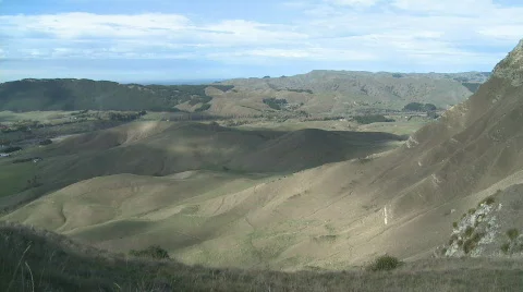 Cloud shadow pattern Stock Footage 501278