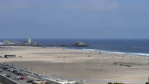 Cloud shadows over beach. Stock Footage 190756249