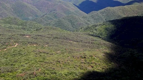 Cloud Shadows Over Mountains Time-lapse Video stock 126007923
