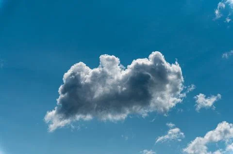 Cloud in the shape of an animal. Stock Photos
