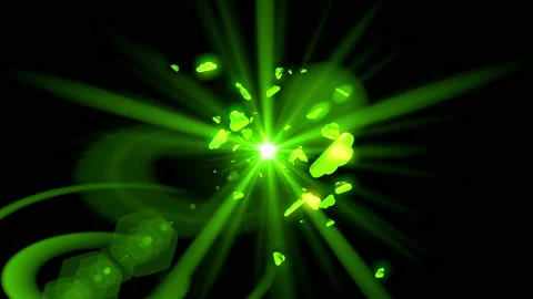 Cloud shape light particle loop animation Video stock 152925828