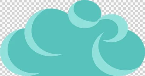 Cloud shapes,  cloud icons for cloud computing for web and app. on transpar.. Stock Illustration