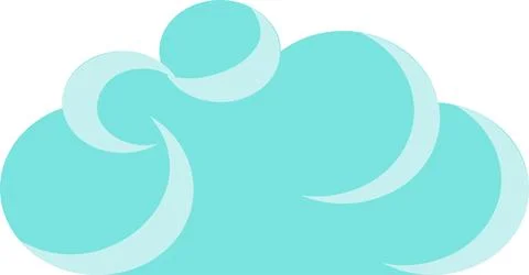 Cloud shapes,  cloud icons for cloud computing for web and app. on transpar.. Stock Illustration