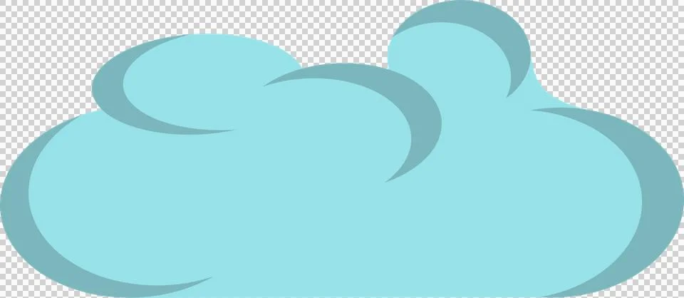 Cloud shapes,  cloud icons for cloud computing for web and app. on transpar.. Illustration