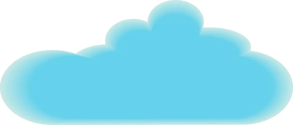 Cloud shapes,  cloud icons for cloud computing for web and app. on transpar.. Illustration