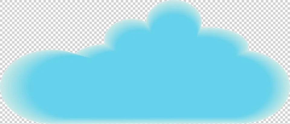 Cloud shapes,  cloud icons for cloud computing for web and app. on transpar.. Illustration