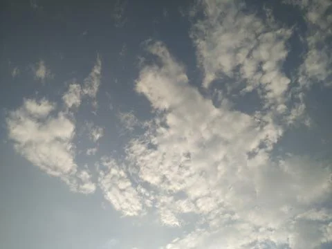 Cloud shapes in the sky Stock Photos